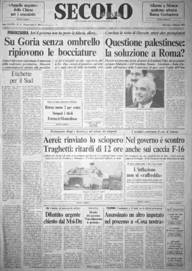 mercoledì 3 febbraio 1988