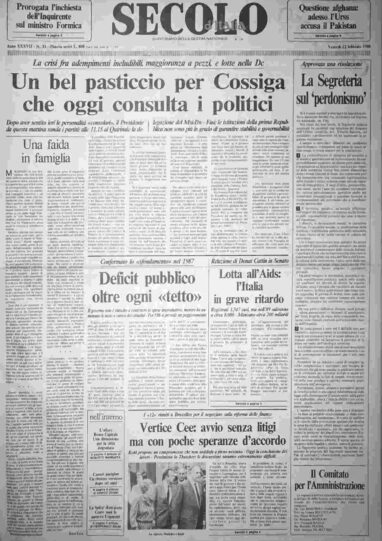 venerdì 12 febbraio 1988