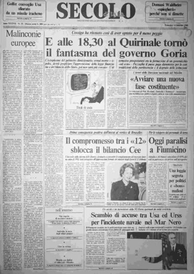 domenica 14 febbraio 1988