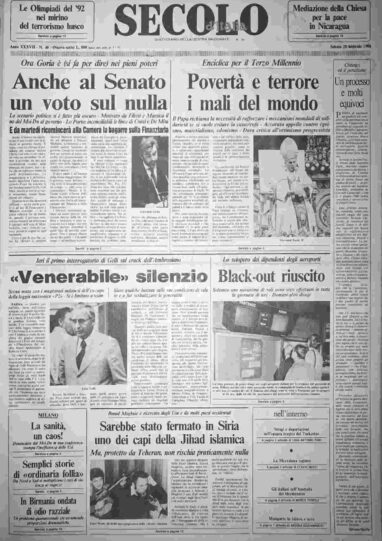 sabato 20 febbraio 1988
