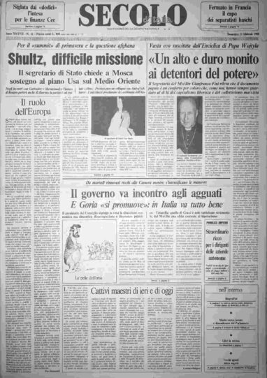 domenica 21 febbraio 1988