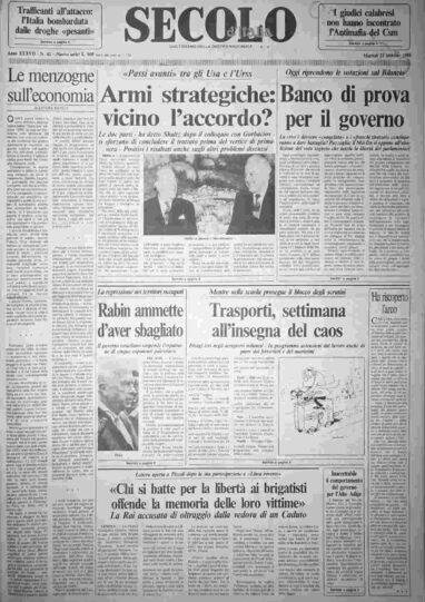 martedì 23 febbraio 1988