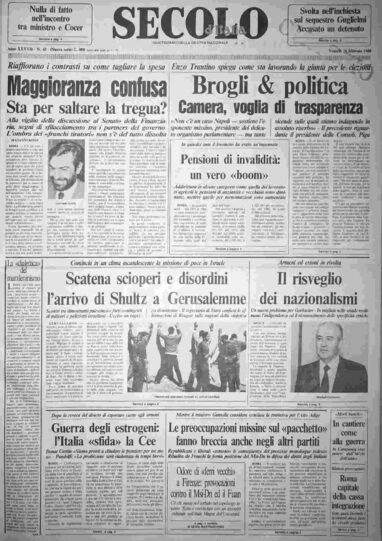 venerdì 26 febbraio 1988