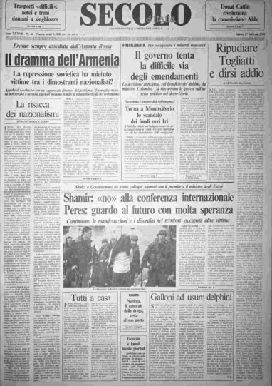 sabato 27 febbraio 1988