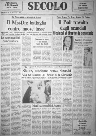 martedì 1 marzo 1988