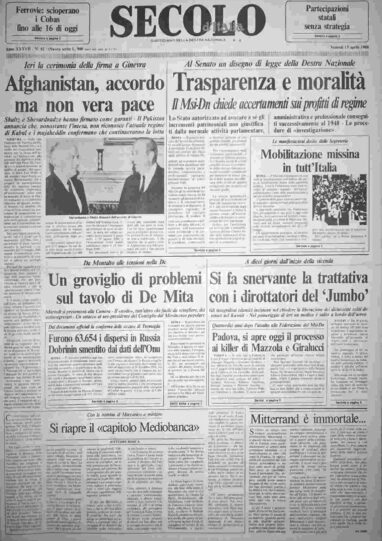 venerdì 15 aprile 1988