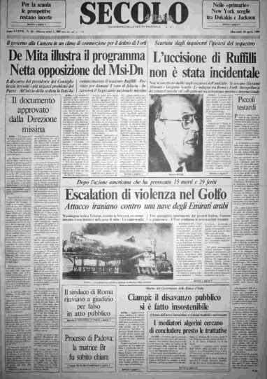 mercoledì 20 aprile 1988