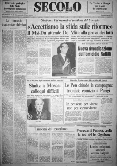 venerdì 22 aprile 1988