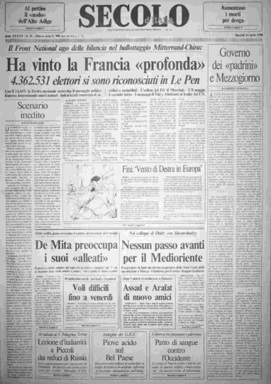 martedì 26 aprile 1988