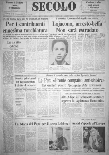 sabato 11 giugno 1988