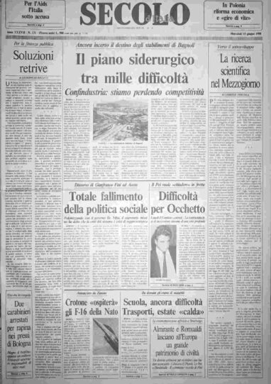 mercoledì 15 giugno 1988