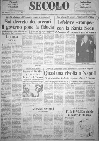 giovedì 16 giugno 1988