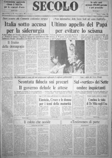 venerdì 17 giugno 1988