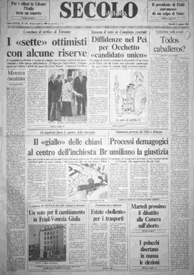 martedì 21 giugno 1988