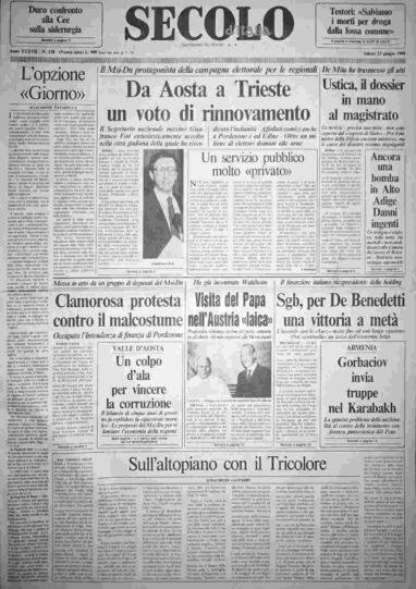 sabato 25 giugno 1988