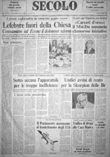 venerdì 1 luglio 1988