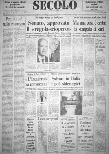 venerdì 15 luglio 1988