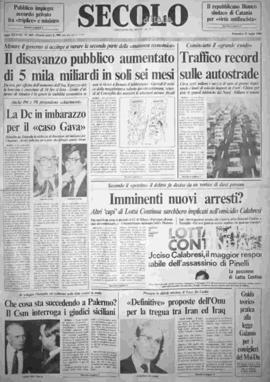 domenica 31 luglio 1988