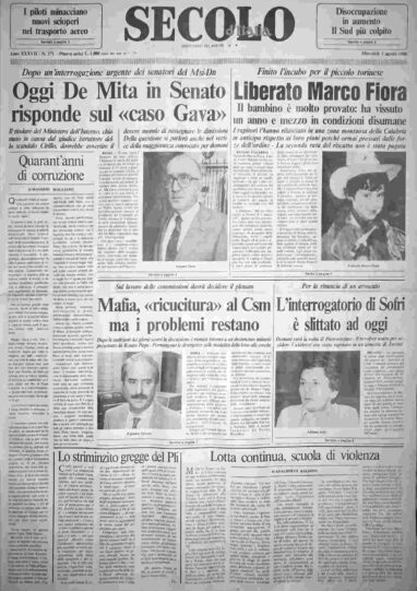 mercoledì 3 agosto 1988