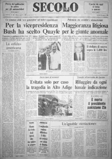 giovedì 18 agosto 1988