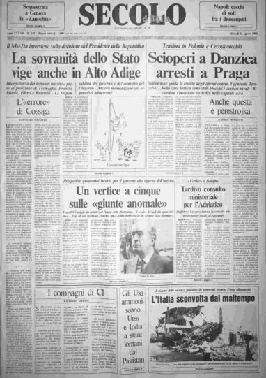 martedì 23 agosto 1988