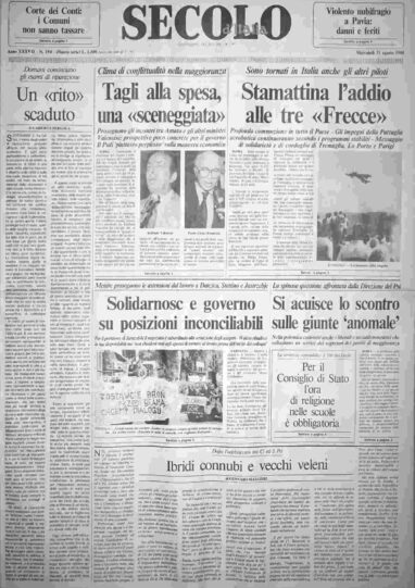 mercoledì 31 agosto 1988