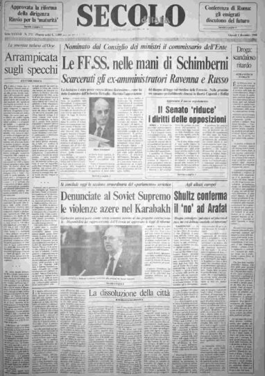 giovedì 1 dicembre 1988