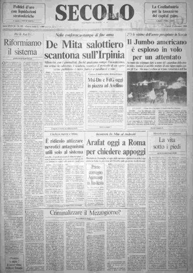 venerdì 23 dicembre 1988