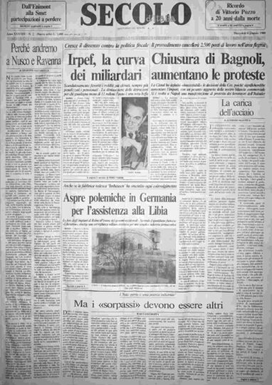 mercoledì 4 gennaio 1989