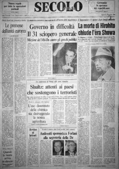 domenica 8 gennaio 1989