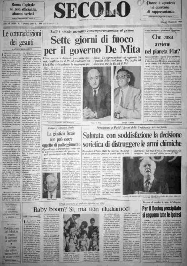 martedì 10 gennaio 1989