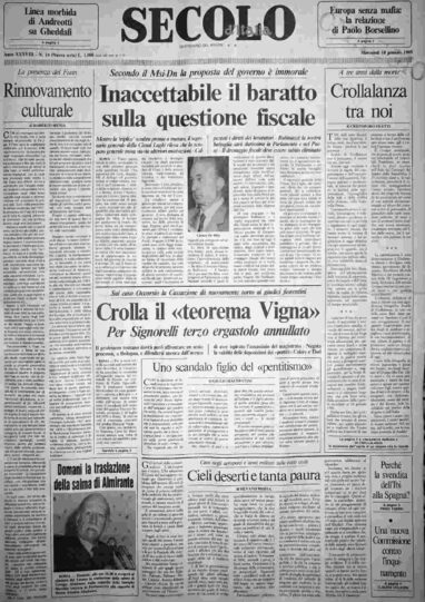 mercoledì 18 gennaio 1989