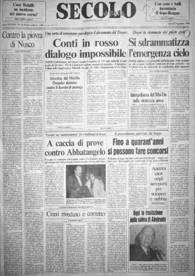 giovedì 19 gennaio 1989