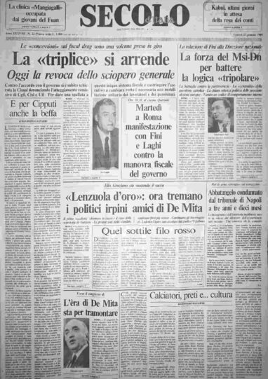 venerdì 27 gennaio 1989