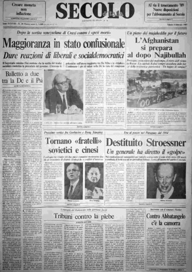 sabato 4 febbraio 1989