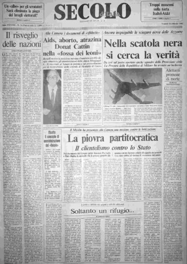 venerdì 10 febbraio 1989
