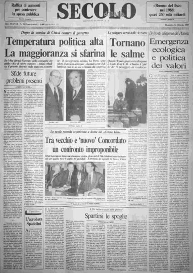 domenica 12 febbraio 1989