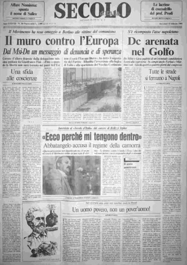 mercoledì 15 febbraio 1989