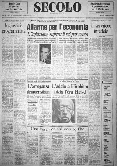 venerdì 24 febbraio 1989