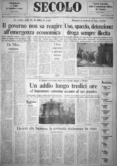 sabato 25 febbraio 1989
