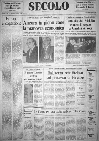 mercoledì 1 marzo 1989