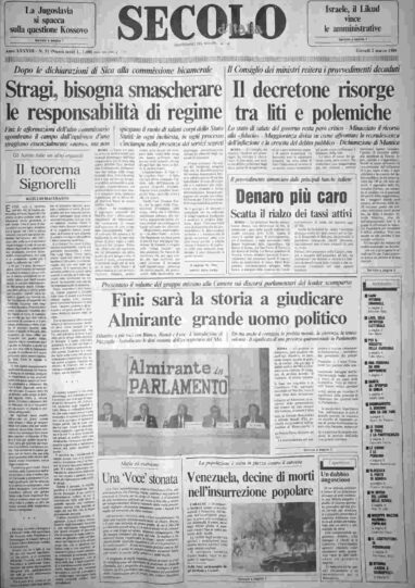 giovedì 2 marzo 1989