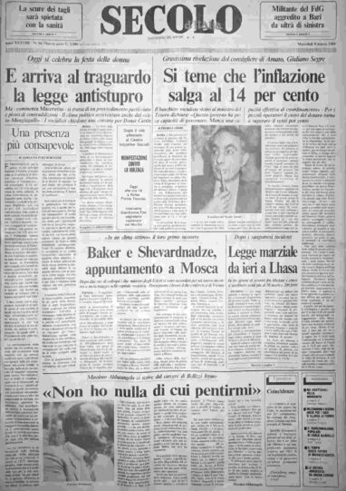mercoledì 8 marzo 1989