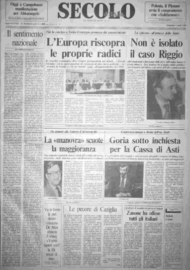 domenica 2 aprile 1989