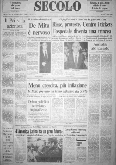 martedì 4 aprile 1989