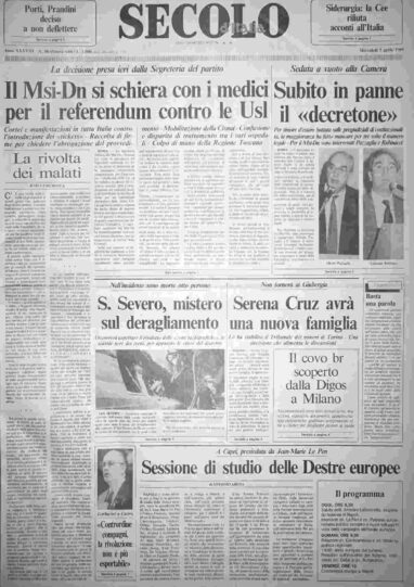 mercoledì 5 aprile 1989