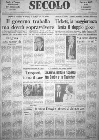 sabato 8 aprile 1989