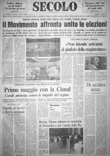 domenica 30 aprile 1989