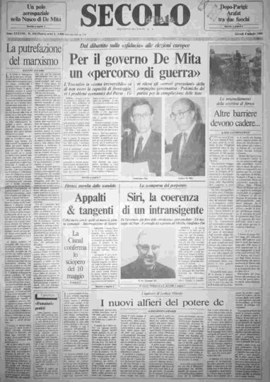 giovedì 4 maggio 1989