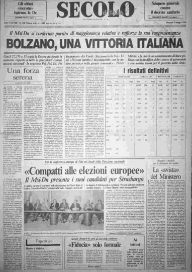 martedì 9 maggio 1989
